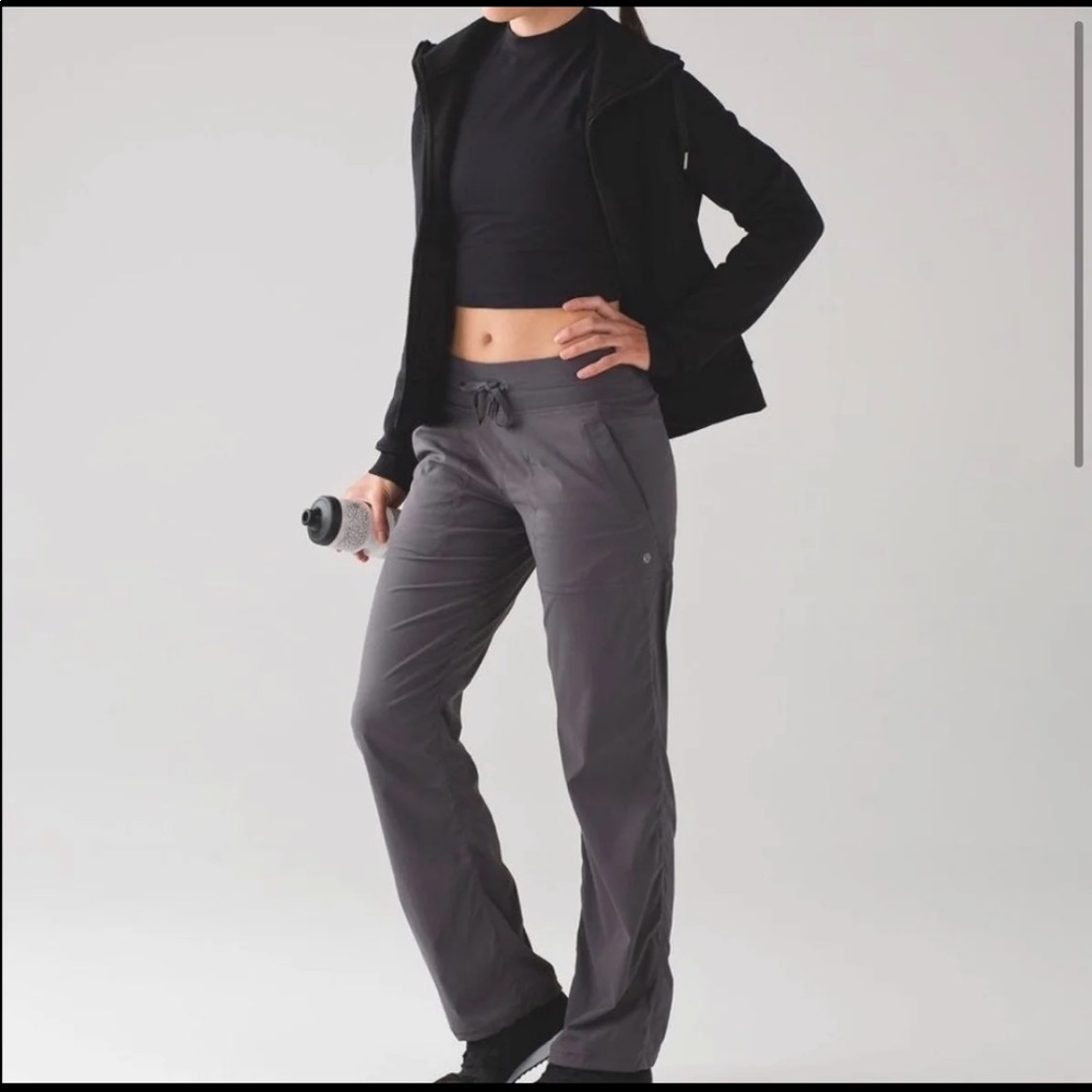 lululemon athletica Black and Gray Pants